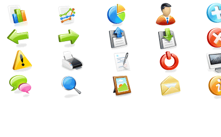 Web Application Icons Set screen shot