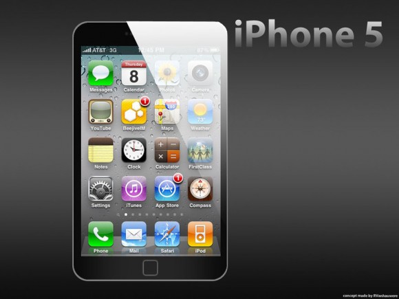 iPhone 5 大きめコンセプトデザイン